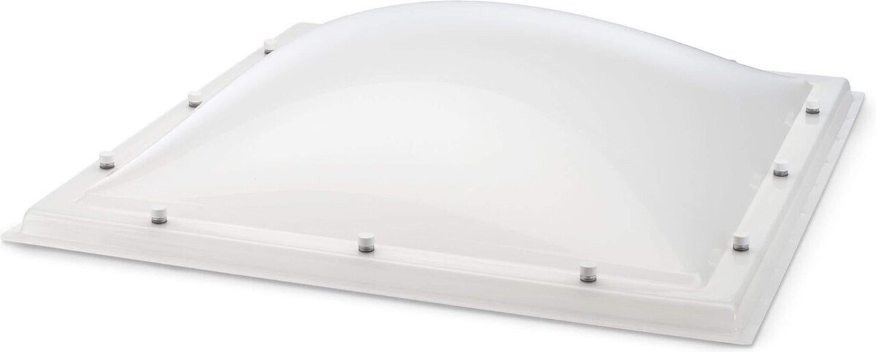 Intura Lichtkoepel OPAAL dubbelwandig acrylaat met PVC opstand SUPERDEAL Intura Lichtkoepel OPAAL dubbelwandig acrylaat met PVC opstand SUPERDEAL