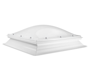 Intura Lichtkoepel met opstand - OPAAL DRIEWANDIG acrylaat Intura Lichtkoepel met opstand - OPAAL DRIEWANDIG acrylaat
