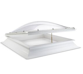 Intura Lichtkoepel Domelite met ventilatie opstand - glashelder ENKELWANDIG acrylaat  SUPERDEAL Intura Lichtkoepel Domelite met ventilatie opstand - glashelder ENKELWANDIG acrylaat  SUPERDEAL