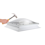 Intura Lichtkoepel met opstand - glashelder slagvast  DRIEWANDIG POLYCARBONAAT Intura Lichtkoepel met opstand - glashelder slagvast  DRIEWANDIG POLYCARBONAAT