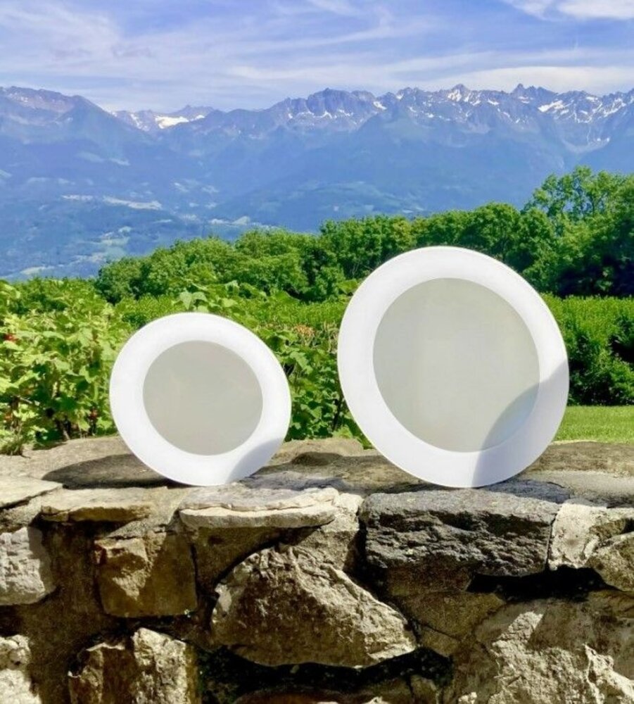 Intura SunTube25 - de lichttunnel voor het platte dak met een diameter van 25cm en kristalglas koepel