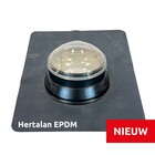 Intura SunTube25 - de lichttunnel voor het platte dak met een diameter van 25cm en kristalglas koepel