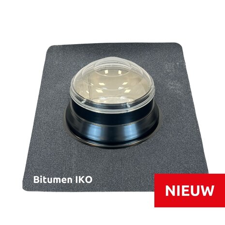 Intura SunTube25 - de lichttunnel voor het platte dak met een diameter van 25cm en kristalglas koepel