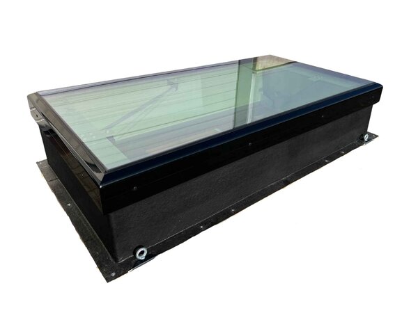 Intura FLH B9 Premium roof exit hatch, electrically operated, 90x240 - triple glazing, sun protection