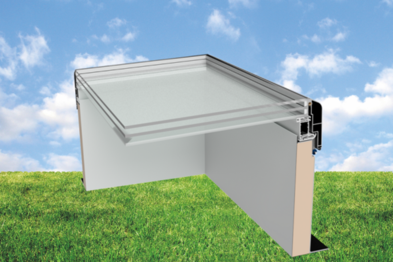 Intura Intura FLX B9 Premium flat roof window 100x300 - triple glazing, sun protection