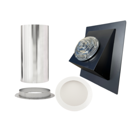 Intura SunTube25 SideLight - Light tunnel set for the façade