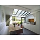 Intura Flat aluminium rooflight - 2 equal glass surfaces
