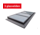 Flat aluminium rooflight - 3 equal glass surfaces
