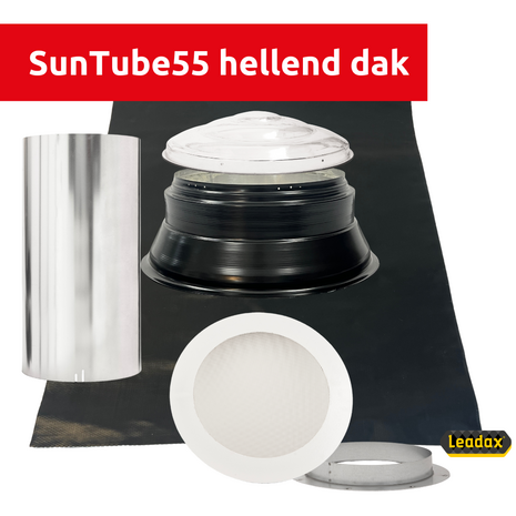 Intura Suntube55 – the light tunnel for pitched roofs with a diameter of 35 cm and dome