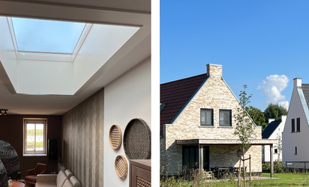 Intura flat roof windows in Parc Maasresidence Thorn