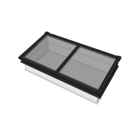 Intura Lichtstraat Lessenaar - 200x100 - 2 glasvlakken dubbel glas zonwerend Intura Lichtstraat Lessenaar - 200x100 - 2 glasvlakken dubbel glas zonwerend