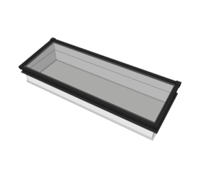 Intura Lessenaar Rooflight – 100x300 – 1 glass panel Intura Lessenaar Rooflight – 100x300 – 1 glass panel