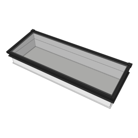 Intura Lichtstraat Lessenaar - 100x300 - 1 glasvlak dubbel glas zonwerend Intura Lichtstraat Lessenaar - 100x300 - 1 glasvlak dubbel glas zonwerend
