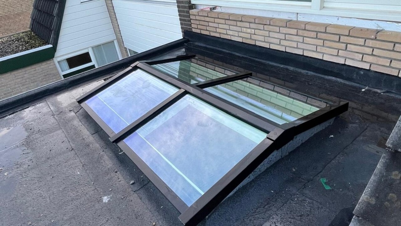 Intura Lichtstraat Zadeldak - 125x200 - 4 glasvlakken dubbel glas zonwerend