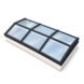 Intura Lichtstraat Zadeldak - 150x300 - 6 glasvlakken dubbel glas zonwerend Intura Lichtstraat Zadeldak - 150x300 - 6 glasvlakken dubbel glas zonwerend