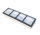 Lessenaar-dubbelglas-zonwerend-100x400-4glasvelden-binnenzijde-WIT
