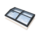 Zadeldak-dubbelglas-zonwerend-125x200-4glasvelden-binnenzijde-ZWARTGRIJS