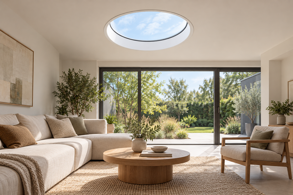 Intura Intura FLX A9 Premium Round Flatlight for roof cut-out, Ø100cm Intura Intura FLX A9 Premium Round Flatlight for roof cut-out, Ø100cm