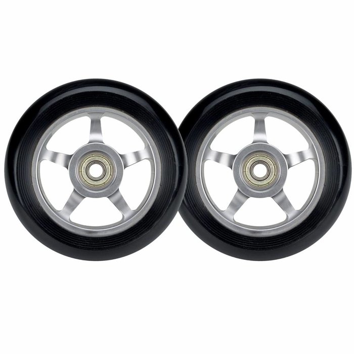 Black Dragon® Black Dragon® - Set Wielen voor Stunt Scooter • ALU SPAAKWIEL • Zwart/Antraciet