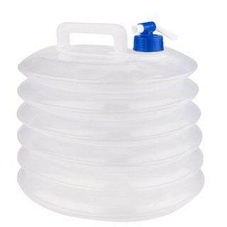 Abbey Camp® Water Container 15 Liter • LUCERNE-015 • Transparent