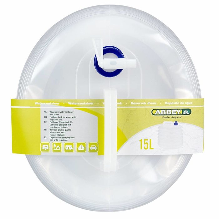 Abbey Camp® Abbey Camp® - Wasserbehälter 15 Liter • LUCERNE-015 • Transparent