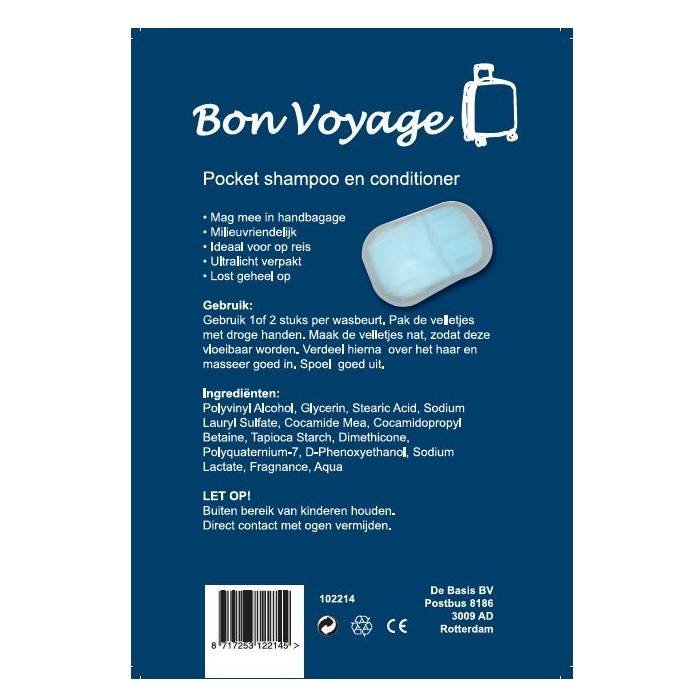 Taschenhampoo & Conditioner 50st