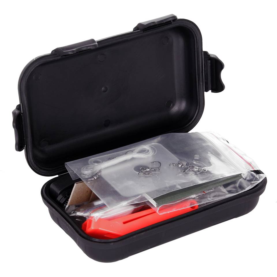 Fosco Industries Survival Kit Waterproof - Zwart