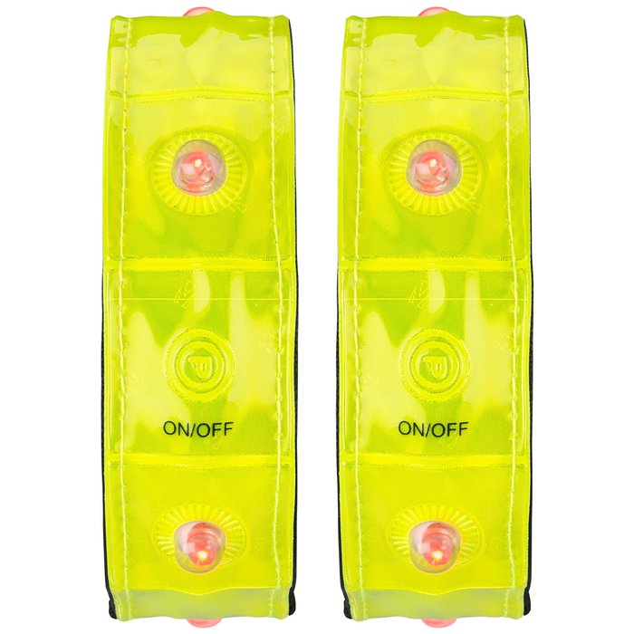 Avento® Avento® - Sports Armband Reflective with LED Lights • Set 2 Pieces • Yellow