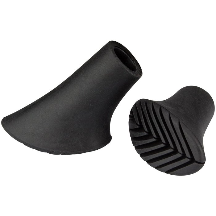 Abbey Camp® Abbey Camp® - End cap Nordic Walking TPR • LAUSANNE-002 • Black