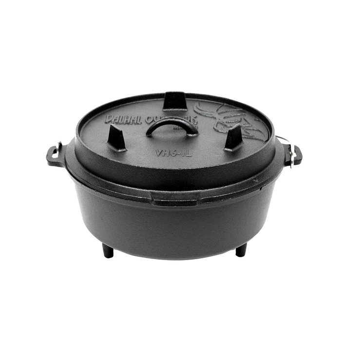 Valhal Outdoor Valhal Outdoor - Dutch Oven - 6,1  Liter - Met Pootjes