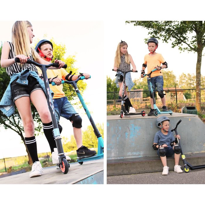 Black Dragon® Black Dragon® - Stunt Scooter • ROAD RAGE • Zwart/Lime