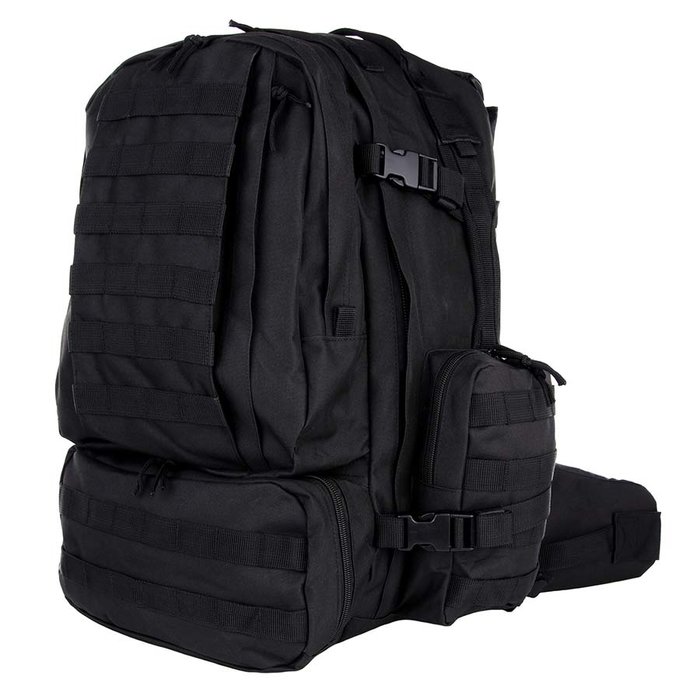 Fosco Industries Stealth - Rugzak assault 3-days - 60 Liter - Zwart