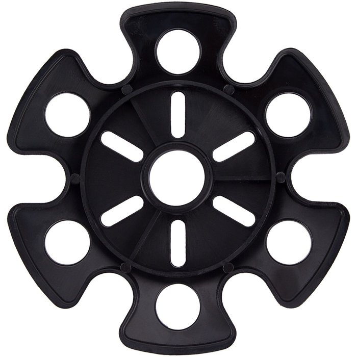 Abbey Camp® Abbey Camp® - Sneeuw Disk voor Wandelstok • SAPPORO-002 • Zwart