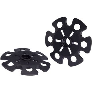 Abbey Camp® Abbey Camp® - Sneeuw Disk voor Wandelstok • SAPPORO-002 • Zwart