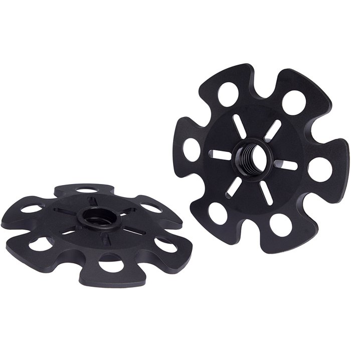 Abbey Camp® Abbey Camp® - Sneeuw Disk voor Wandelstok • SAPPORO-002 • Zwart