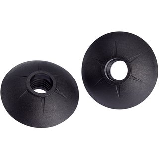 Abbey Camp® Disque de trekking pour bâton de marche • HOKKAIDO-002 • Noir