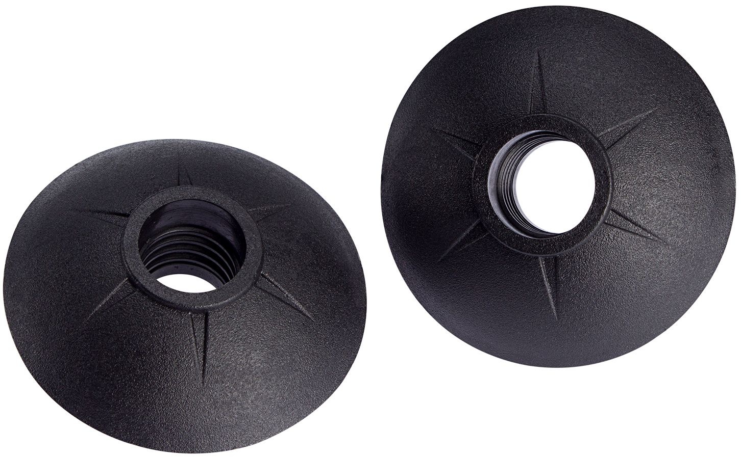 Abbey Camp® Abbey Camp® - Disque de trekking pour bâton de marche • HOKKAIDO-002 • Noir