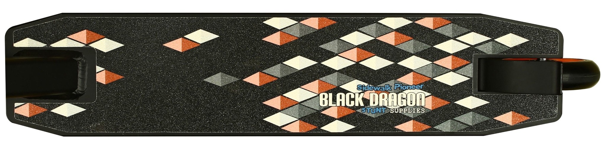 Black Dragon® Black Dragon® - Stuntstep / Stunt Scooter Road Rage - Zwart/Fluororanje