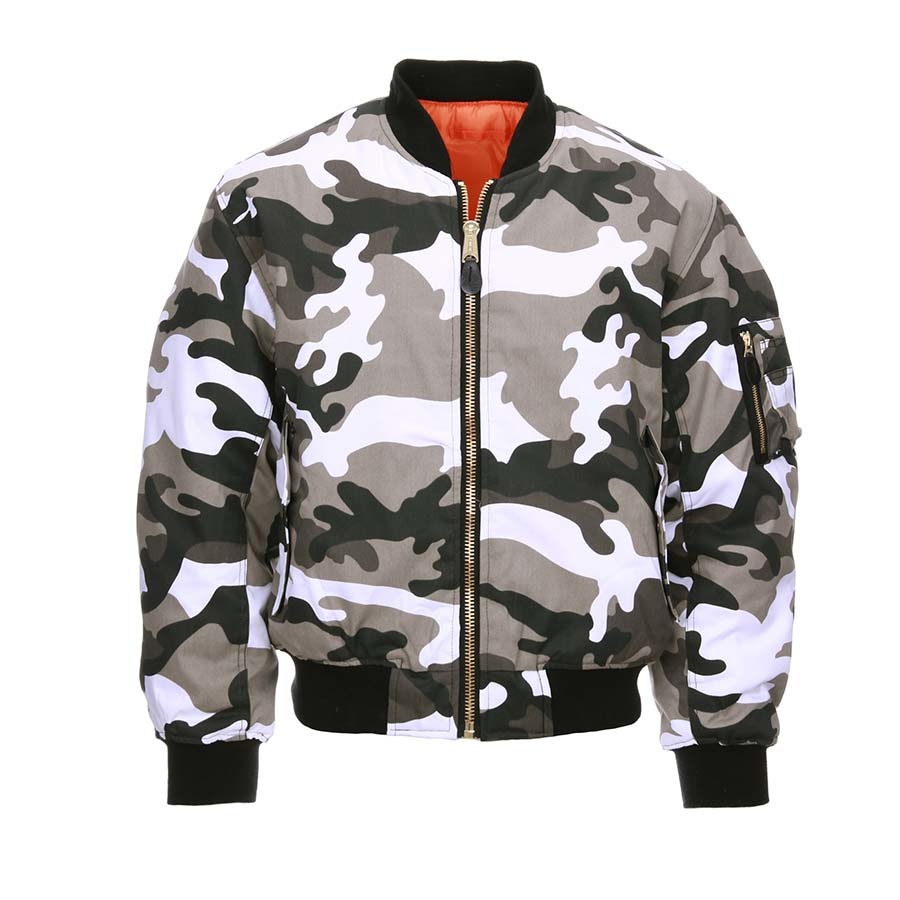 Fostex MA-1 Bomber Jacket Urban Camo | Reversible - GearWulf