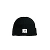 Valhal Outdoor Beany Muts met  Logo Patch - Zwart