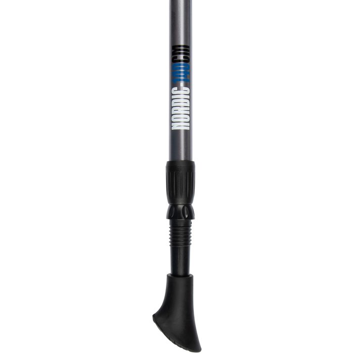 Abbey Camp® Abbey Camp® - Gehstock Einstellbar Nordic Walking • GENEVA-140 • Schwarz/Grau