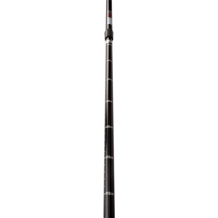 Abbey Camp® Abbey Camp® - Gehstock Einstellbar Nordic Walking • GENEVA-140 • Schwarz/Rot