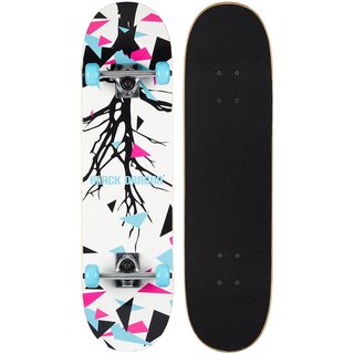 Black Dragon® Skateboard • STREET NATIVES • Blanc/Noir