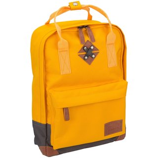 Abbey Camp® Abbey Camp® - Rugzak Small • BLOC • Geel/Antraciet