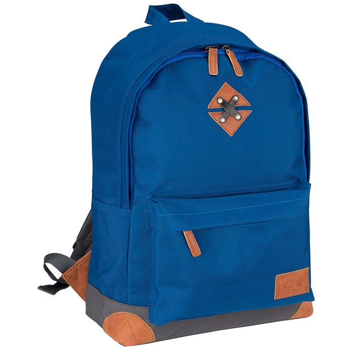 Abbey Camp® Abbey Camp® - Rugzak • CLASSIC • Marine/Grijs