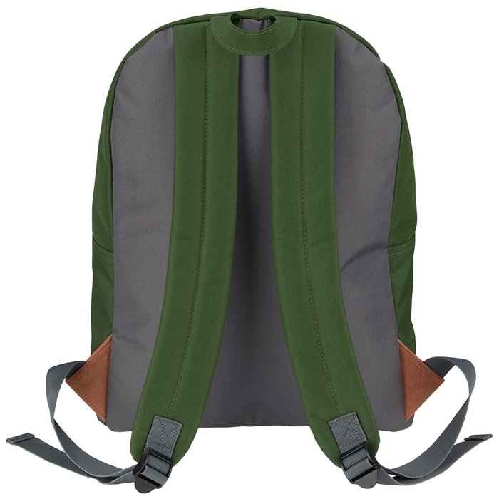 Abbey Camp® Abbey Camp® - Sac à dos • CLASSIC • Vert armée/Gris