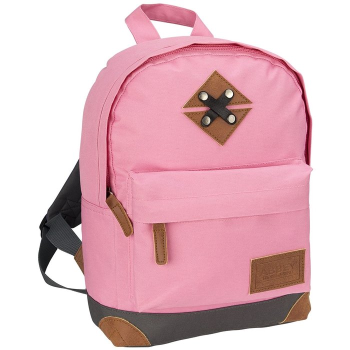 Abbey Camp® Abbey Camp® - Rugzak • SMALL • Roze/Grijs