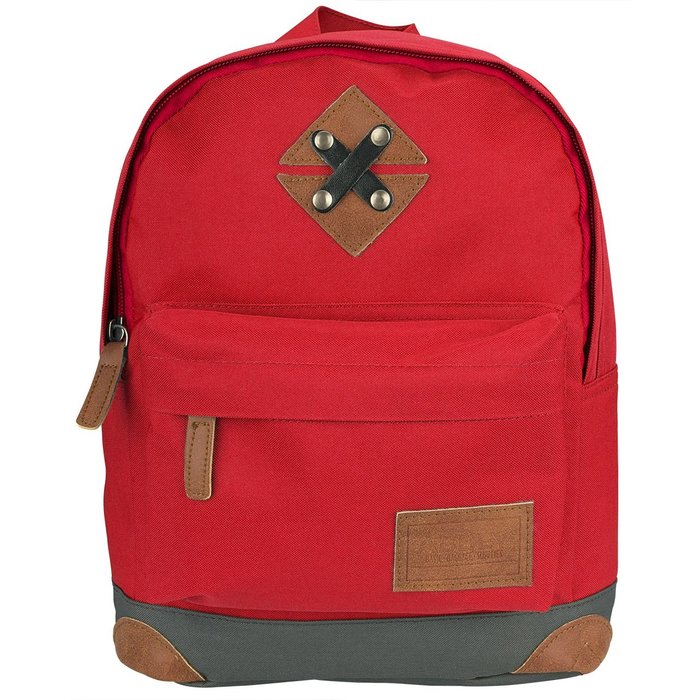 Abbey Camp® Abbey Camp® - Backpack • SMALL • Red/Grey