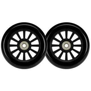 Black Dragon® Stuntstep Räder Set • KUNSTSTOFFSPEICHENRAD • Schwarz