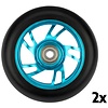 Black Dragon® Black Dragon® - Stuntstep Wielen Set • SPOKED ALU • Blauw/Zwart